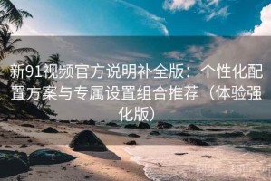 新91视频官方说明补全版：个性化配置方案与专属设置组合推荐（体验强化版）