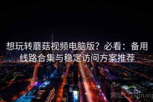 想玩转蘑菇视频电脑版？必看：备用线路合集与稳定访问方案推荐