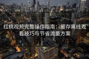 红桃视频完整操作指南：缓存离线观看技巧与节省流量方案