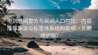 电鸽官网官方与民间入口对比：内容推荐算法与标签体系结构说明（长期维护版）