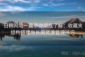 日韩网站一篇带你彻底了解：收藏夹结构搭建与长期资源管理技巧