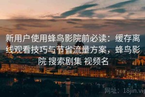 新用户使用蜂鸟影院前必读：缓存离线观看技巧与节省流量方案，蜂鸟影院 搜索剧集 视频名