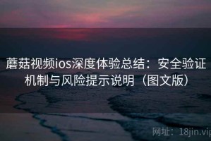 蘑菇视频ios深度体验总结：安全验证机制与风险提示说明（图文版）