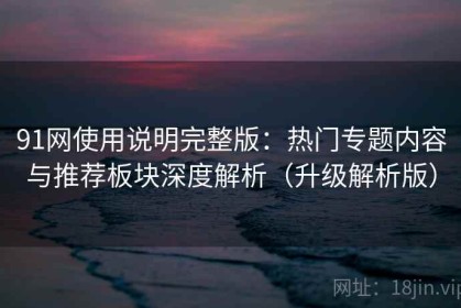 91网使用说明完整版：热门专题内容与推荐板块深度解析（升级解析版）