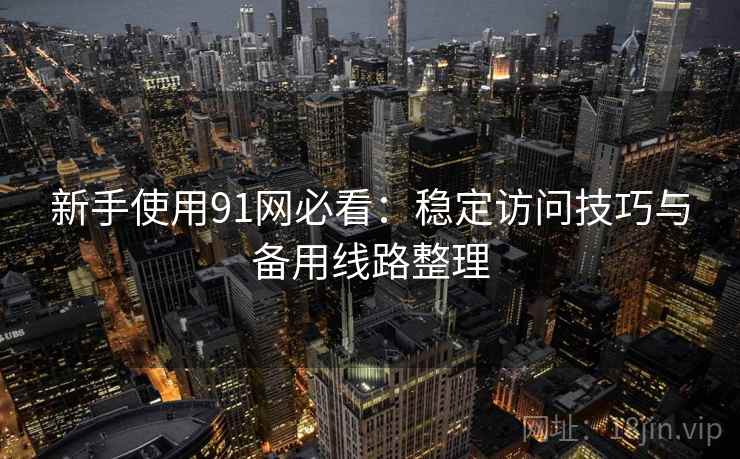 新手使用91网必看:稳定访问技巧与备用线路整理 新手使用91网必看:稳定访问技巧与备用线路整理