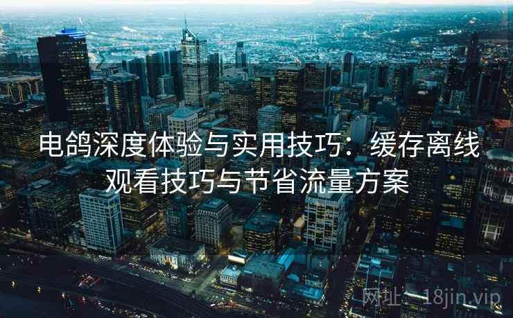 电鸽深度体验与实用技巧:缓存离线观看技巧与节省流量方案 电鸽深度体验与实用技巧:缓存离线观看技巧与节省流量方案