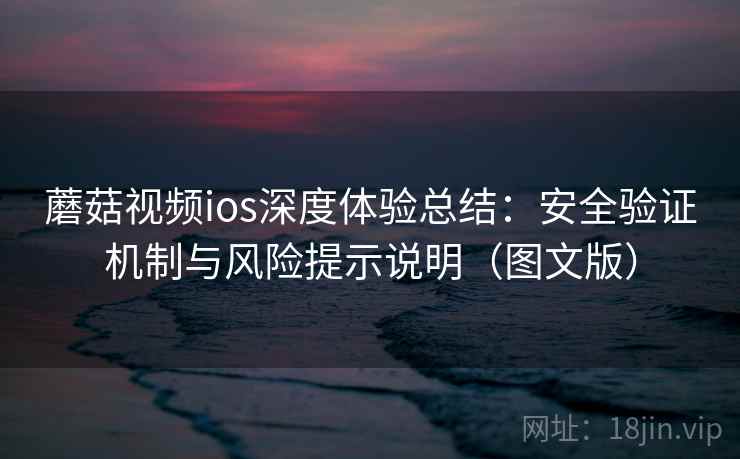 蘑菇视频ios深度体验总结：安全验证机制与风险提示说明（图文版）