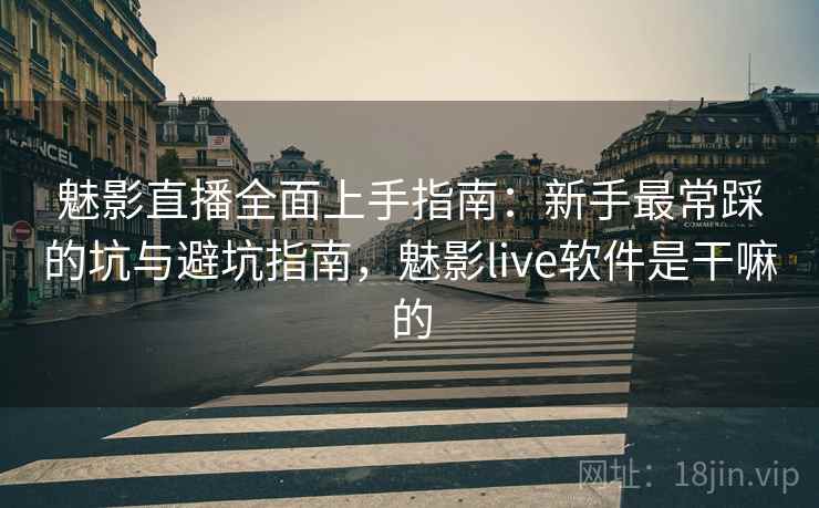 魅影直播全面上手指南：新手最常踩的坑与避坑指南，魅影live软件是干嘛的