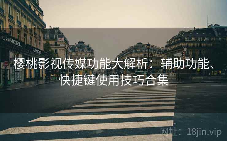 樱桃影视传媒功能大解析：辅助功能、快捷键使用技巧合集